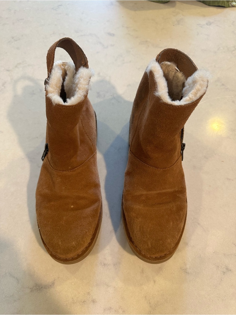 UGG Kayal Chestnut Brown Shearling Lined Boot